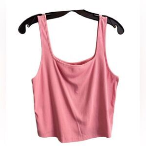 Old Navy Pink Ultra Ribbed Crop Top. Size 2X.